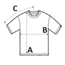 T-shirt sizes